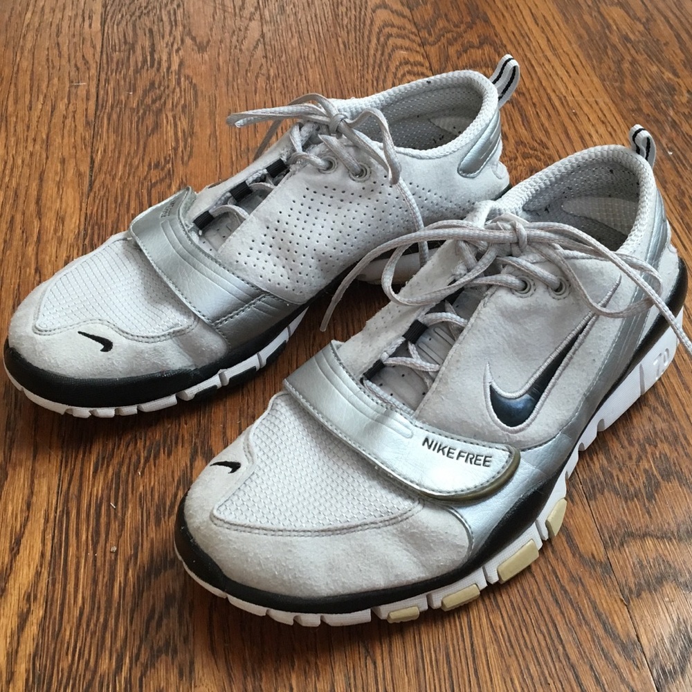 Nike Free Run 7.0 shoes womens size 7.5 gray suede
